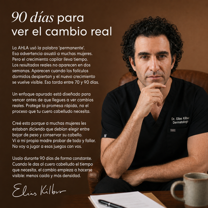 Kilbur™ Doble Acción - Sistema para detener caída en 6 semanas